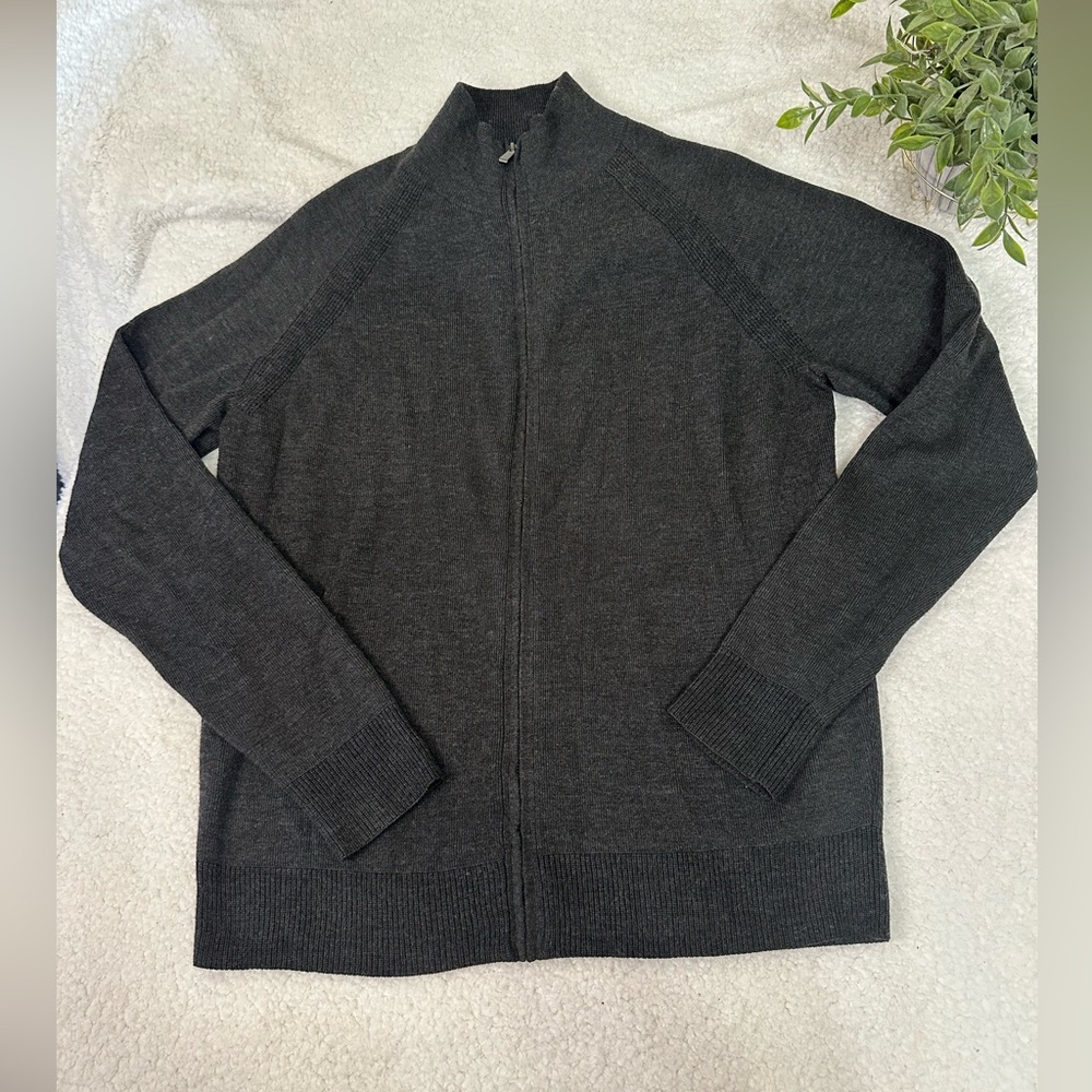 Nordstrom Men’s shop zip up mock neck sweater